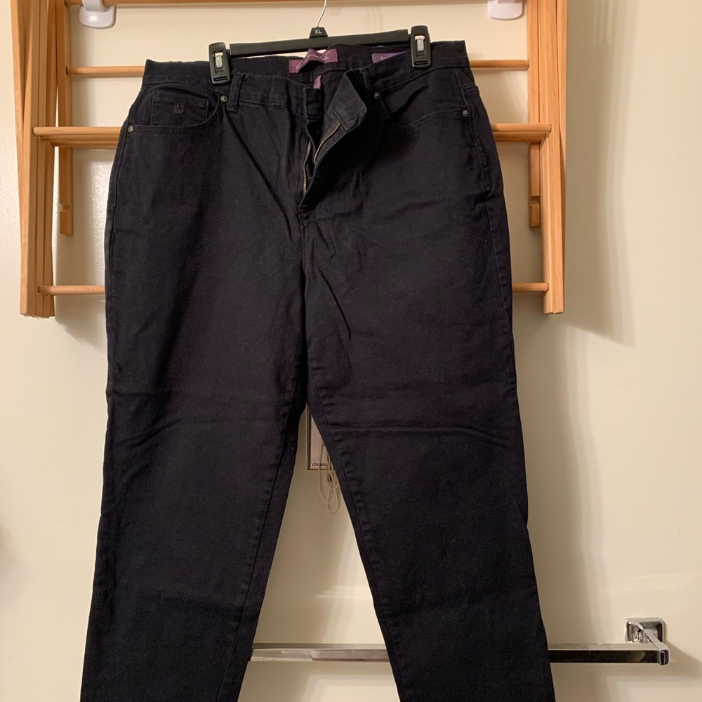 Gloria Vanderbilt Amanda Jeans Black Size 18W